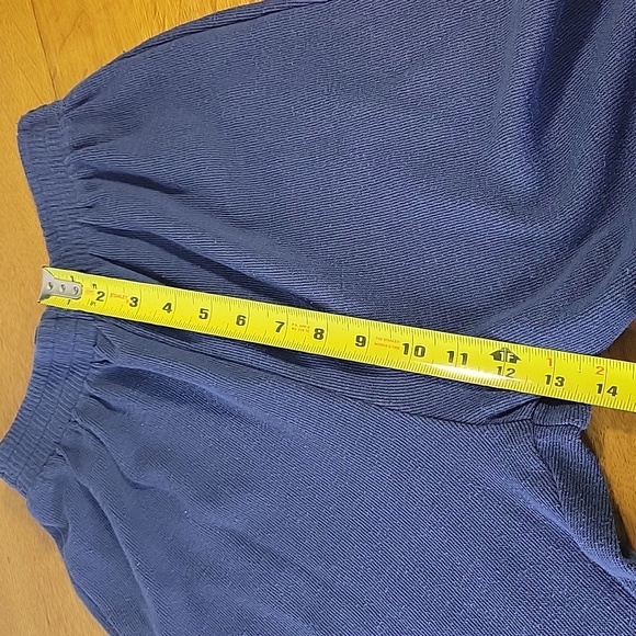 Blue Basic Editions Stirrup Pants Vintage 21" Elastic Waist - Picture 4 of 8